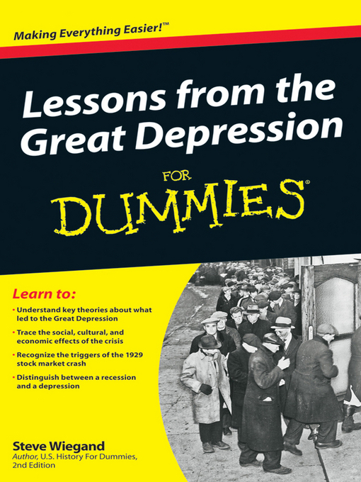 Cover image for Lessons from the Great Depression For Dummies